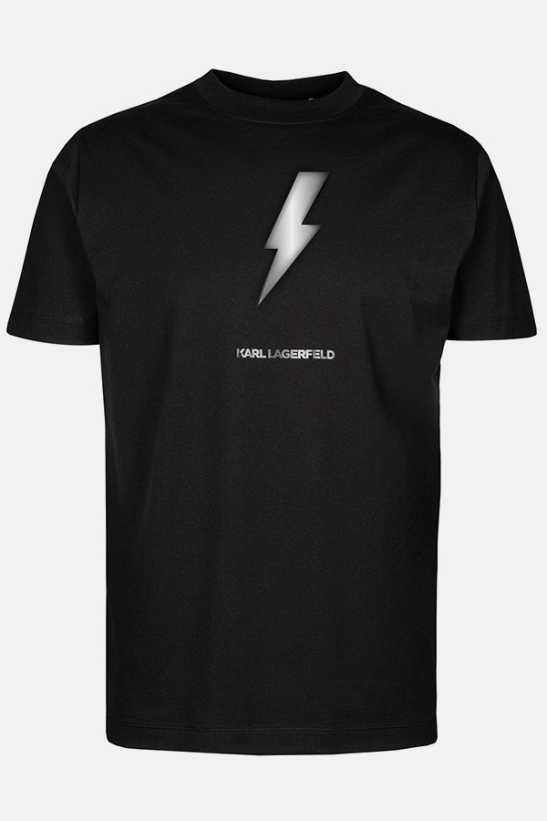 ΜΠΛΟΥΖΑ T-SHIRT KARL LAGERFELD - 910 ΜΑΥΡΟ